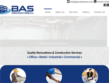 Tablet Screenshot of bascontractors.com